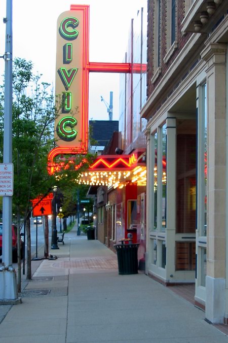 Farmington Civic Theater - From The Sidewalk